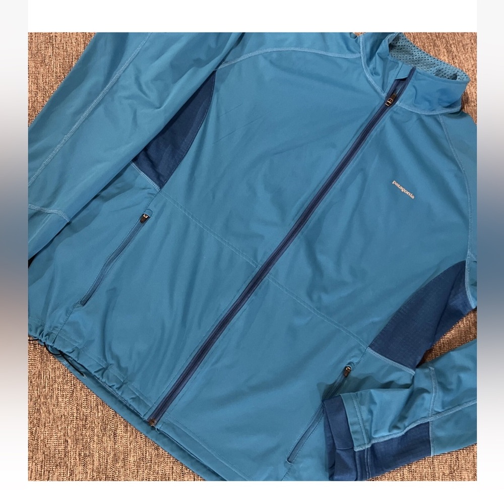 Patagonia Jacket Full Zip Mens XL Waffle Polartec Lightweight Adze Power Dry